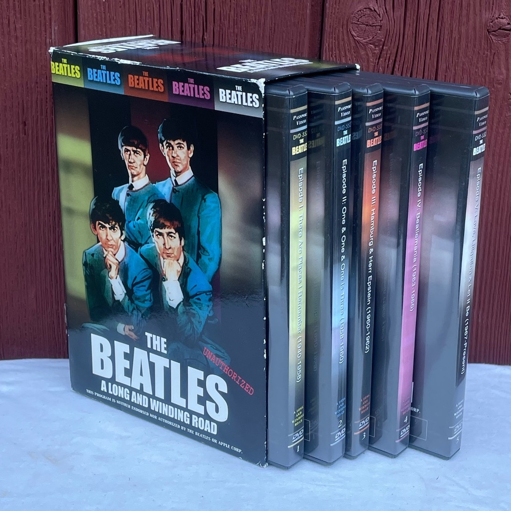 THE BEATLES "A Long and Winding Road" 5 DVD Set